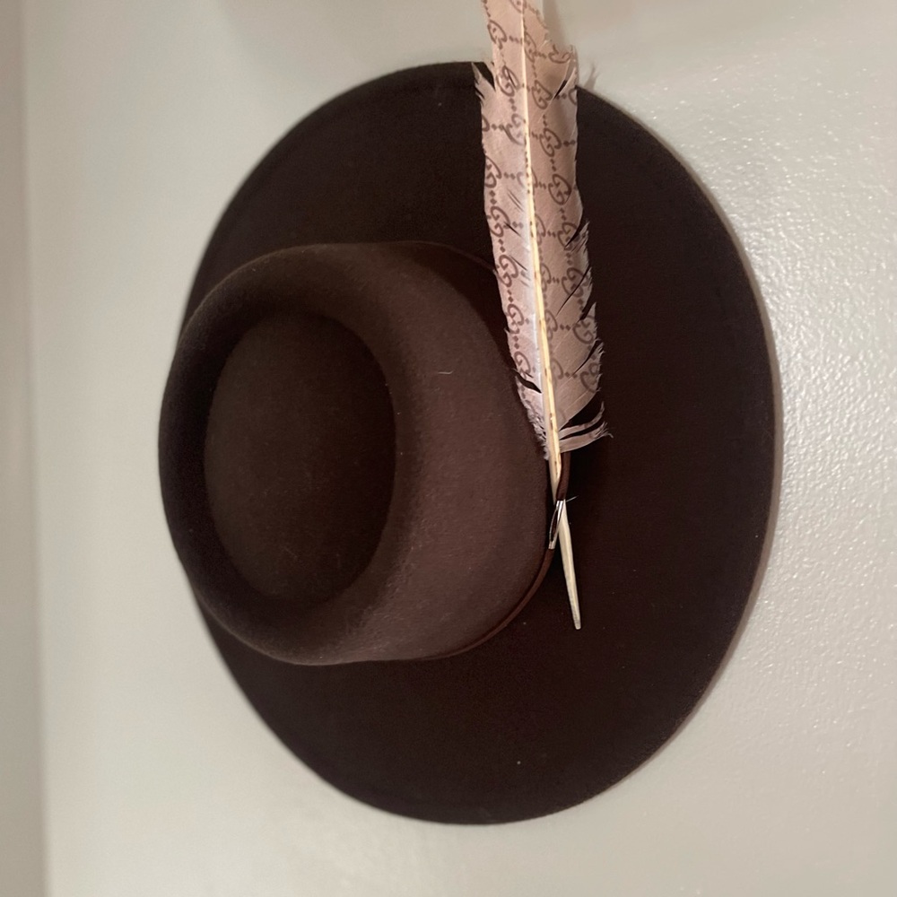 Gucci Feather Accent Hat - Picture 3 of 7